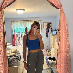 Nike Gray Fleece-Lined Sweatpants